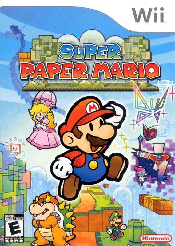 Super Paper Mario box art for Wii